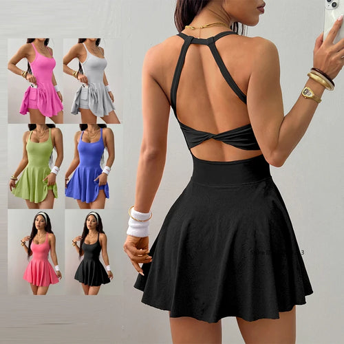Cross Back Athletic Sports Dress