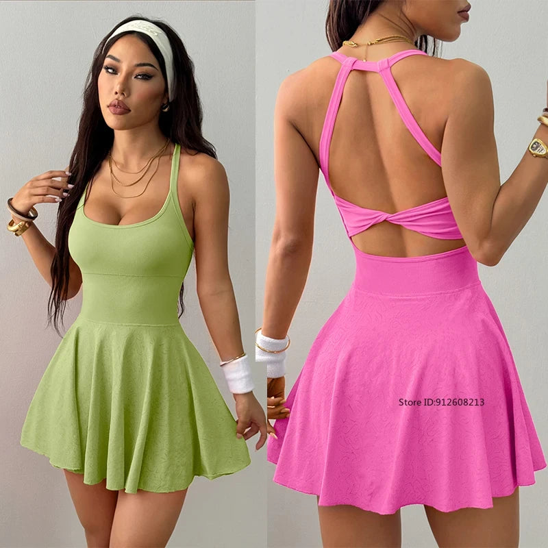 Cross Back Athletic Sports Dress