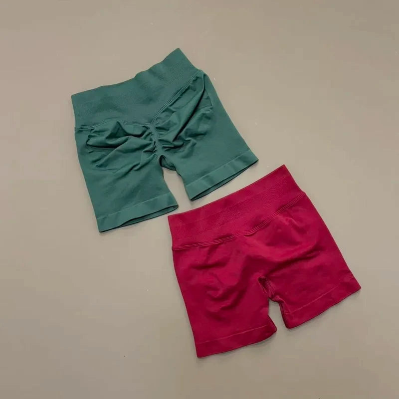 Seamless High Waist Yoga Shorts