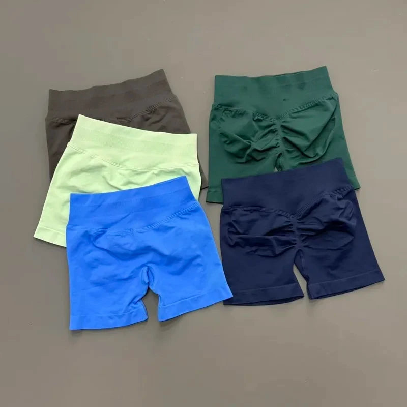 Seamless High Waist Yoga Shorts
