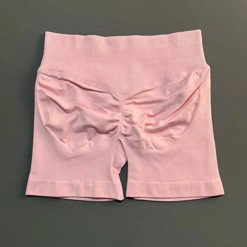 Seamless High Waist Yoga Shorts