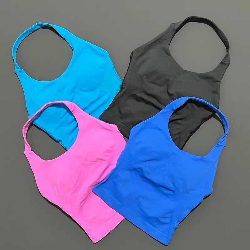 Seamless Longline Halter Tank