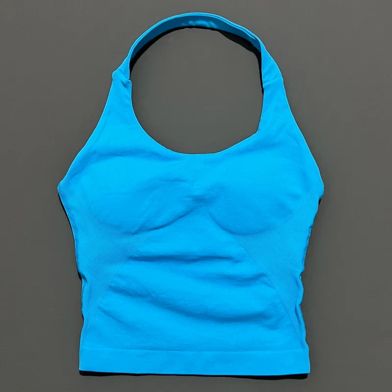 Seamless Longline Halter Tank