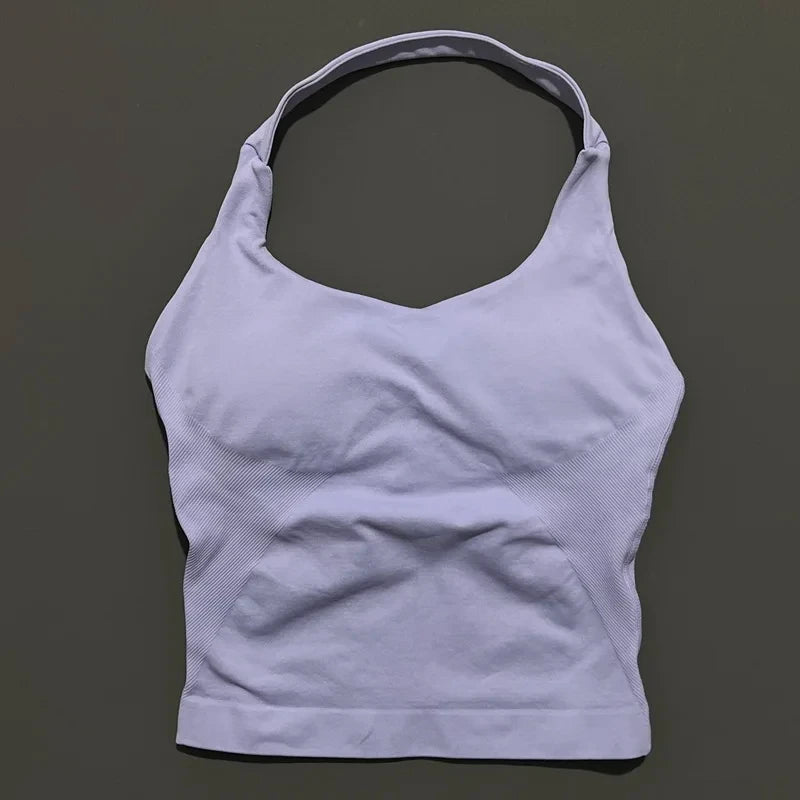 Seamless Longline Halter Tank