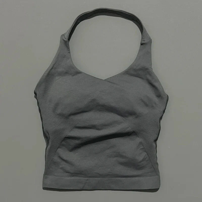 Seamless Longline Halter Tank