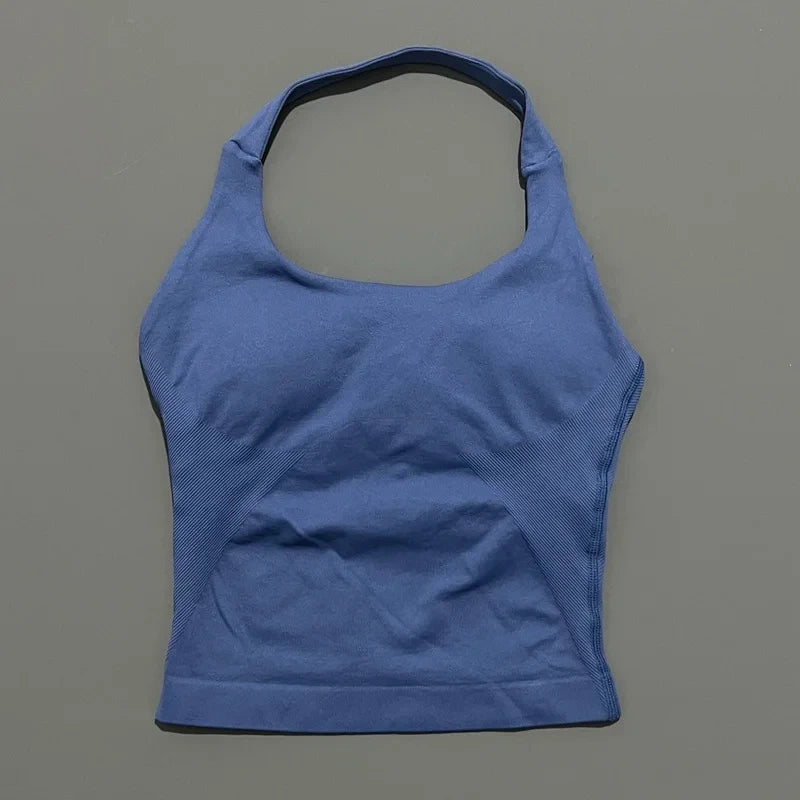 Seamless Longline Halter Tank
