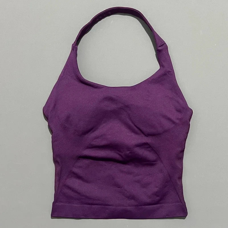Seamless Longline Halter Tank