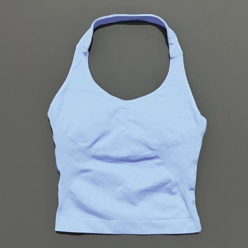 Seamless Longline Halter Tank