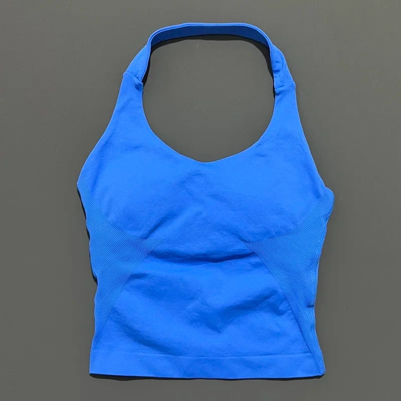Seamless Longline Halter Tank
