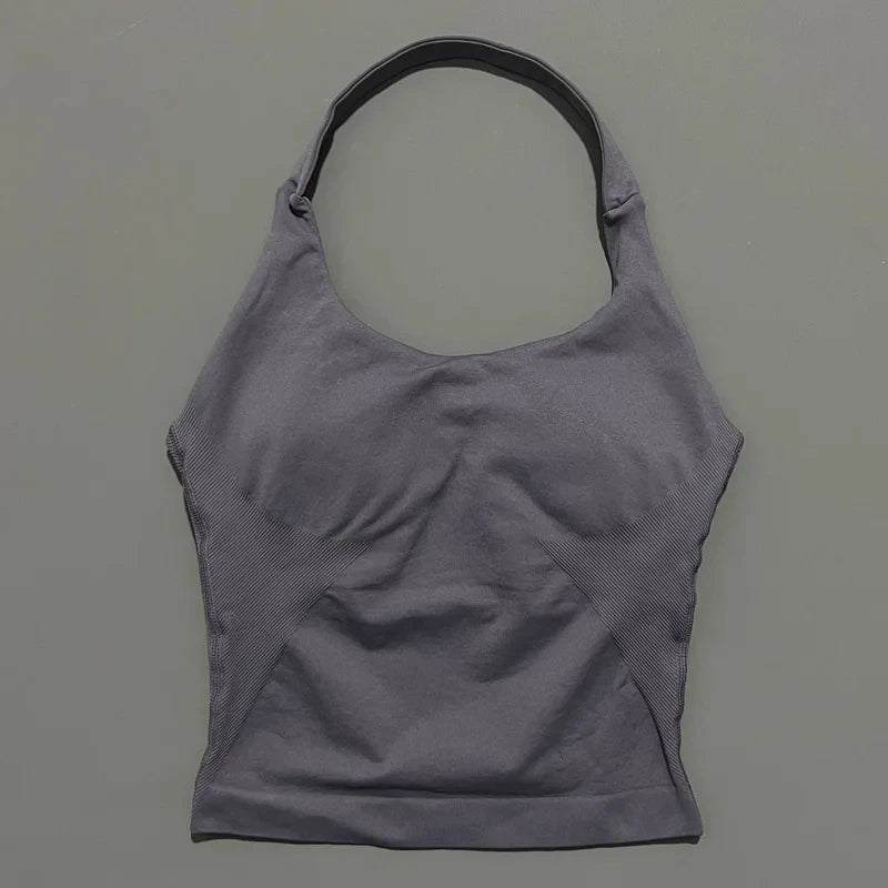 Seamless Longline Halter Tank